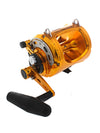 Okuma Makaira 50 2-Speed Open Top Reel Gold